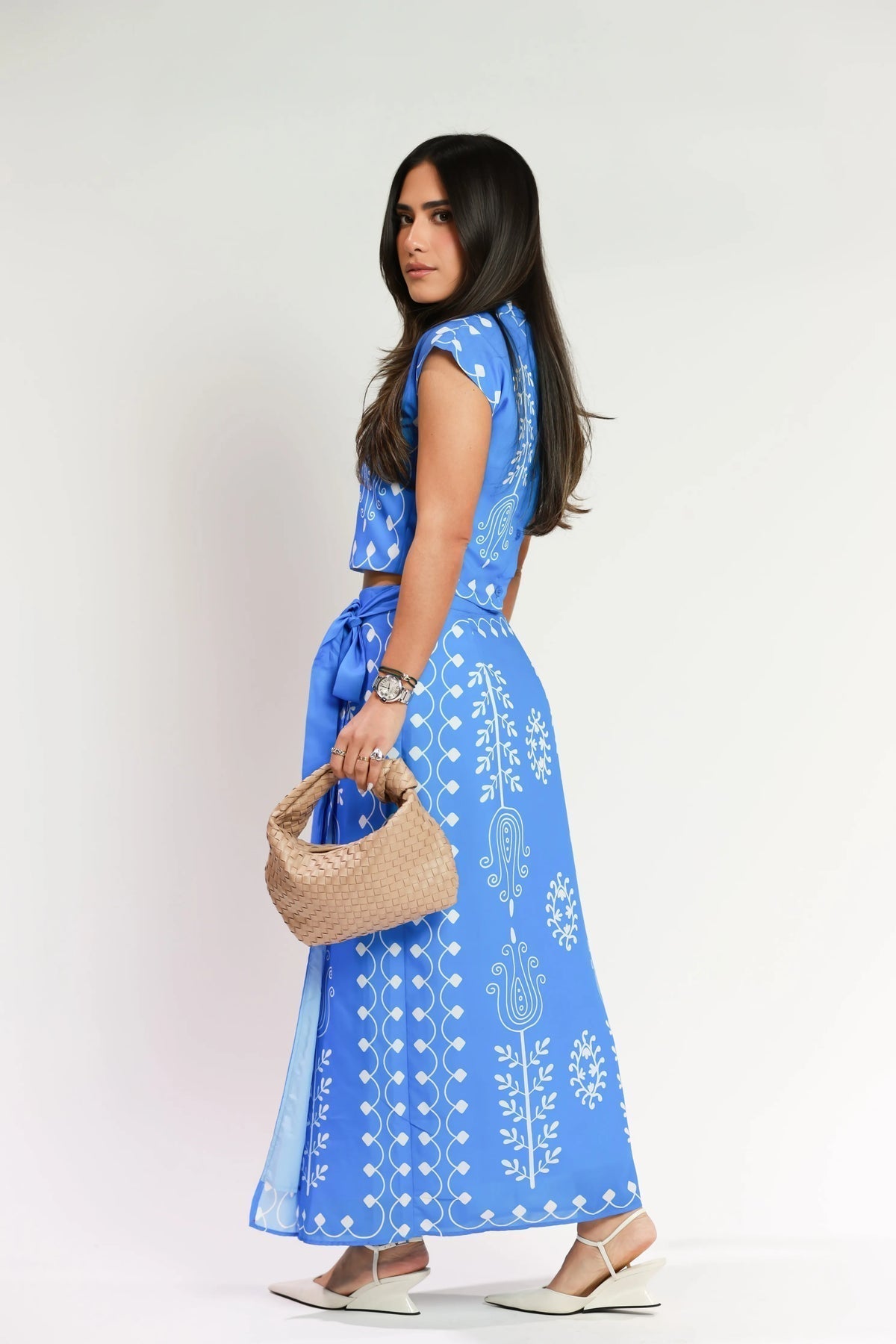 MARA | Conjunto de top y falda larga