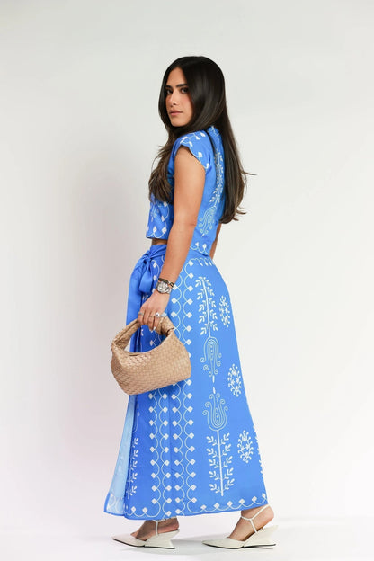 MARA | Conjunto de top y falda larga