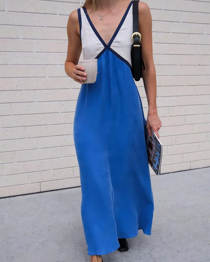 DONNA | Vestido largo con cuello V