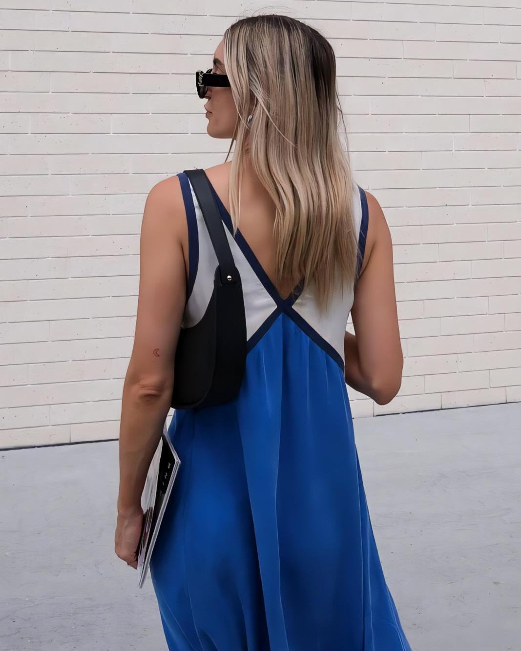 DONNA | Vestido largo con cuello V