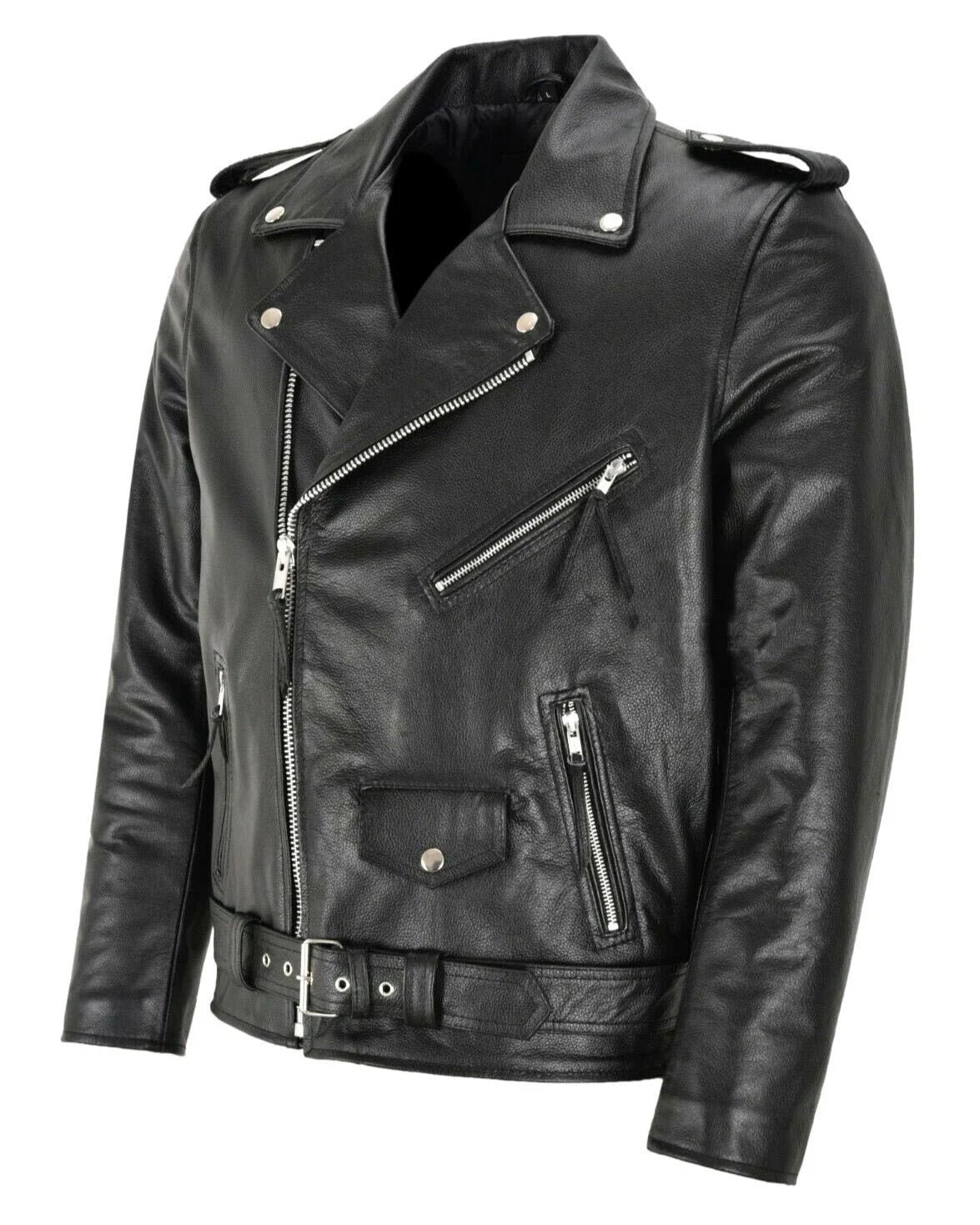 CONNOR | Chaqueta de cuero bomber clásica