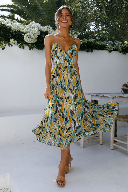 DORIA | Vestido estampado de temporada