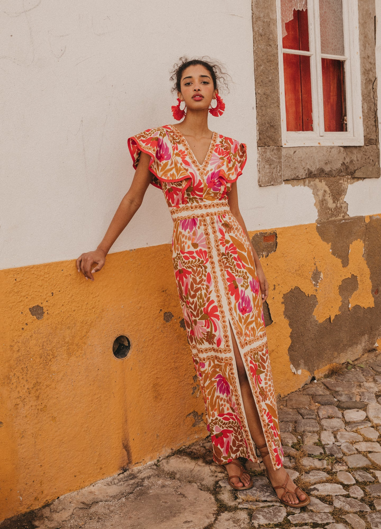 SEVILLA | Vestido maxi estampado