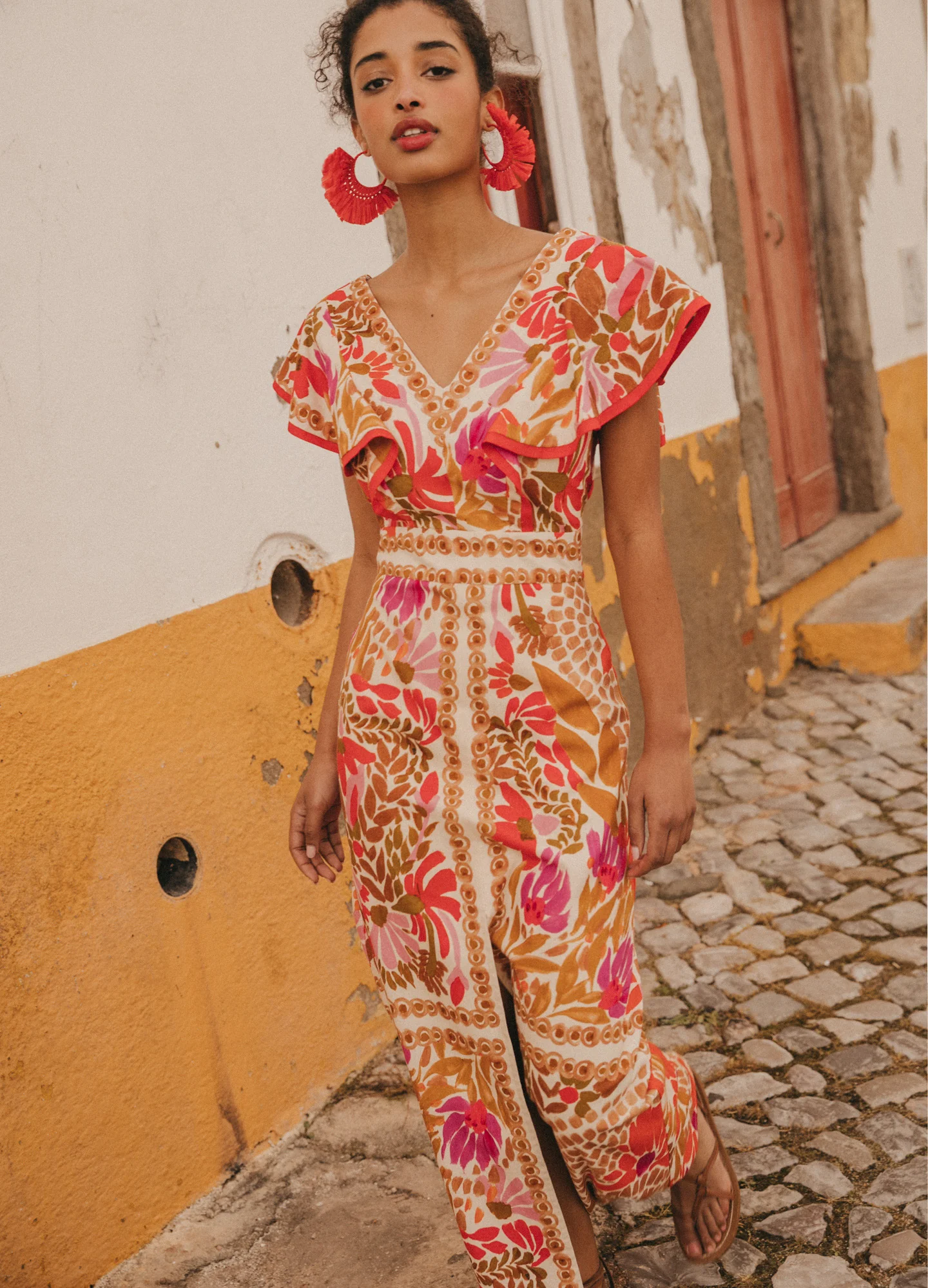 SEVILLA | Vestido maxi estampado