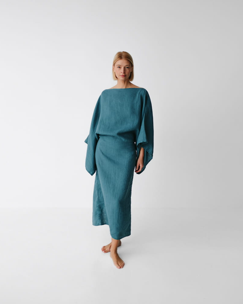 NOURA | Vestido largo de lino