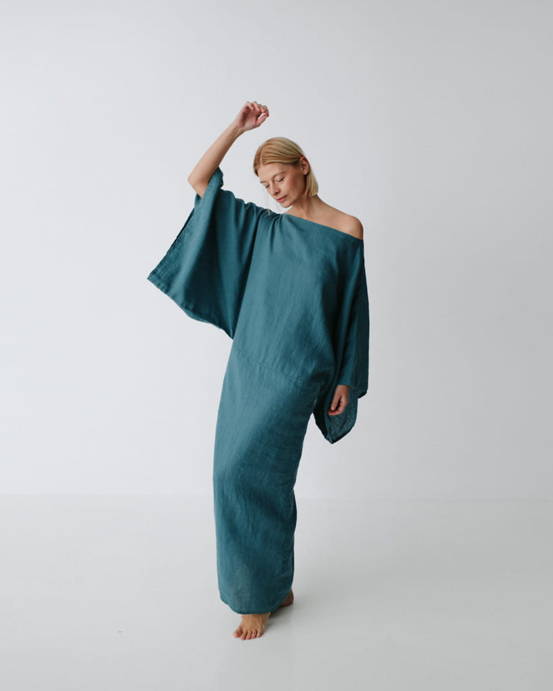 NOURA | Vestido largo de lino