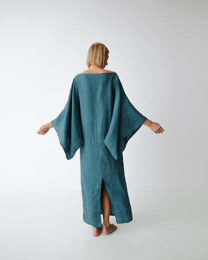 NOURA | Vestido largo de lino