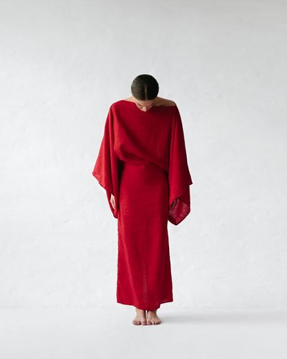 NOURA | Vestido largo de lino