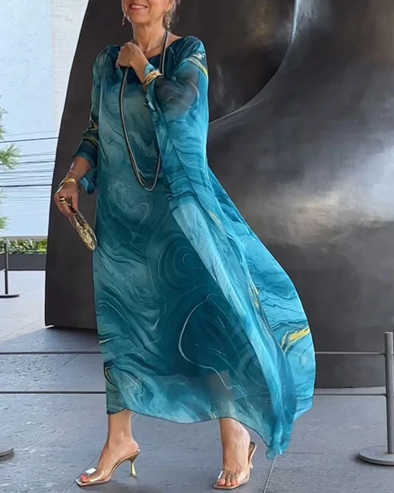 SOREA | Vestido largo de gasa