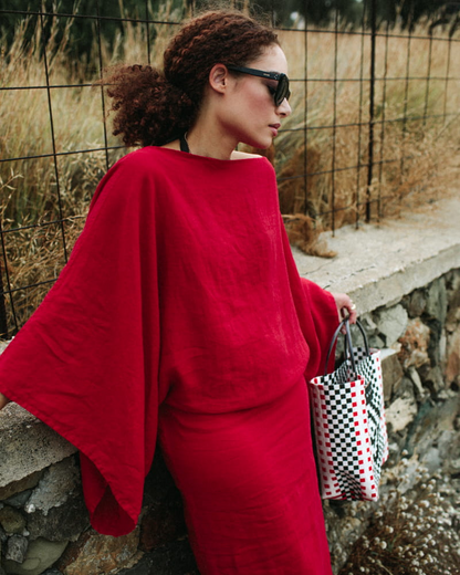 NOURA | Vestido largo de lino