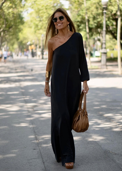 VENEZIA | Maxivestido con hombros descubiertos