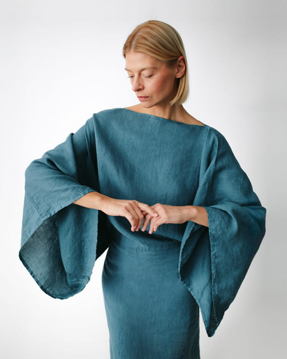 NOURA | Vestido largo de lino