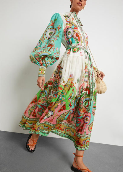 ALORA | Vestido largo estampado