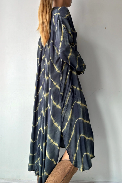 JULIE | Maxi vestido boho de rayas