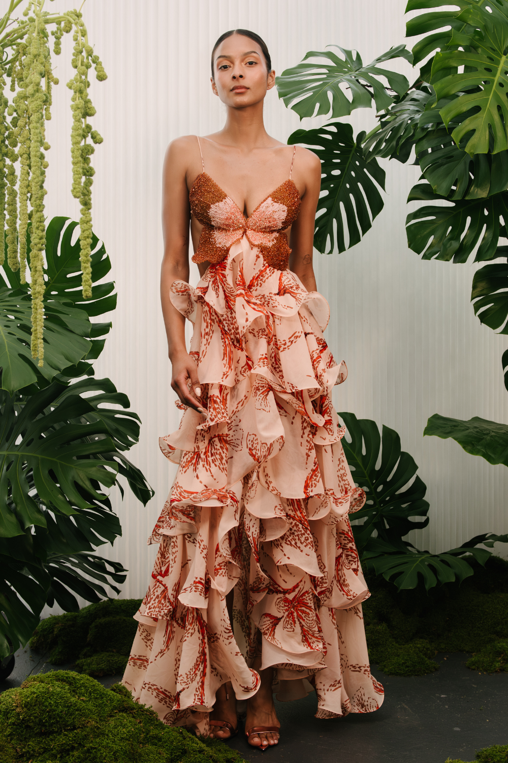 NAHIA | Vestido con Volantes